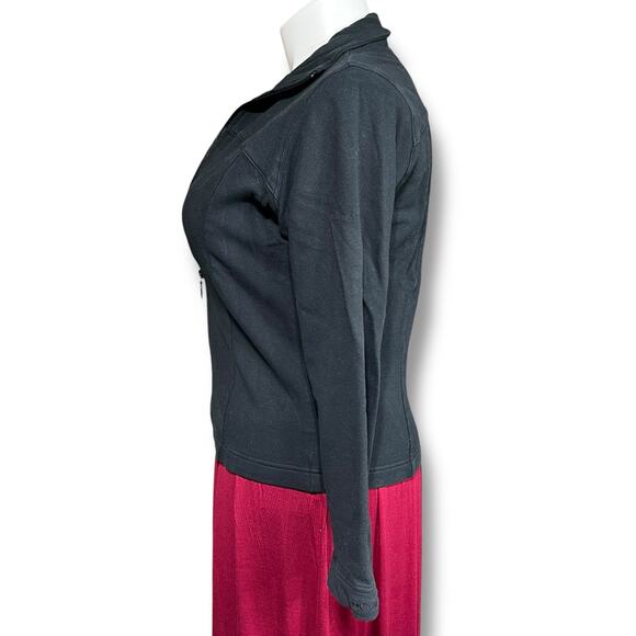 Columbia Womens Vertex Jacket Lightweight Stretch Full Zip High Collar Y2K Black - Picture 6 of 11